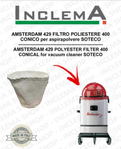 AMSTERDAM 429 polyester 440 conique pour Aspirateur SOTECO