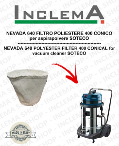 NEVADA 640 polyester 440 conique pour Aspirateur SOTECO