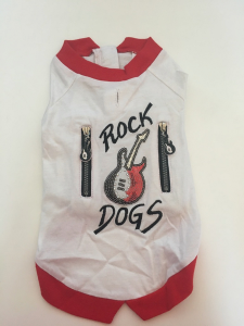 T-shirt  per cani Rock dogs
 linea Vanity