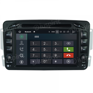 ANDROID autoradio 2 DIN navigatore per Mercedes classe C W203 classe CLK W209 classe A W168 classe G W463 classe E W210 Vito Viano CarPlay Android Auto GPS DVD WI-FI Bluetooth