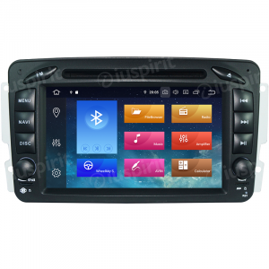 ANDROID autoradio 2 DIN navigatore per Mercedes classe C W203 classe CLK W209 classe A W168 classe G W463 classe E W210 Vito Viano GPS DVD WI-FI Bluetooth CarPlay Android Auto