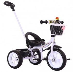 Triciclo con/senza moniglione per la guida genitore- NERO