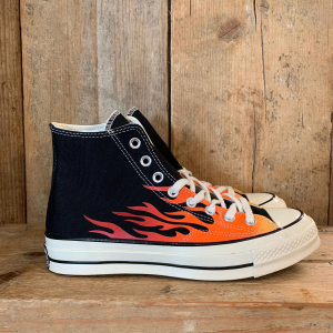 converse con fiamme