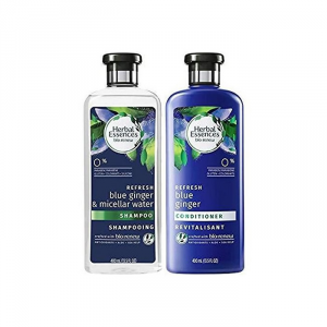 Herbal Essences Micellar Water & Blue Ginger Shampoo 400ml Set 2 Parti