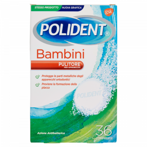 POLIDENT Bambini Pulitore 36 Compresse