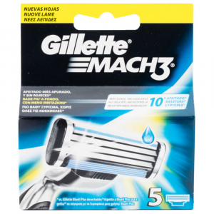 GILLETTE Mach3 Ricarica x5