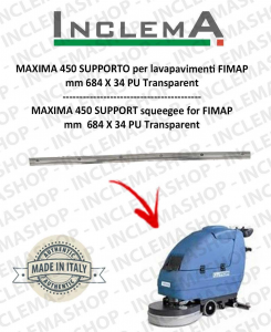 MAXIMA 452 Gomma tergi SUPPORTO pour Autolaveuse FIMAP 