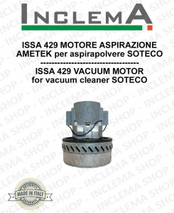 ISSA 440 Ametek Vacuum Motor for Vacuum Cleaner SOTECO