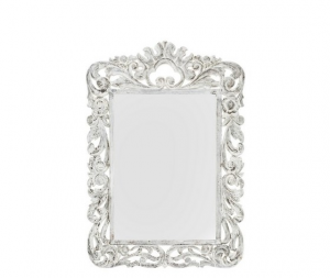 specchio lavorato bianco 130cm