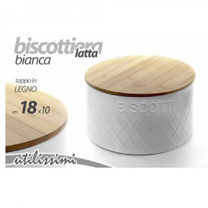 Gicos Barattolo Biscotti Metallo 18x10