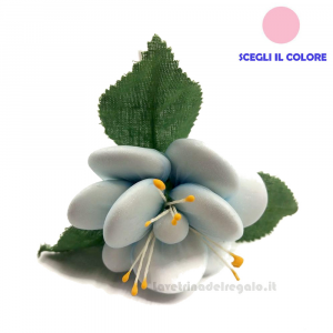 Petunia Celeste in tulle Fiore di Confetti William Di Carlo Sulmona - Italy
