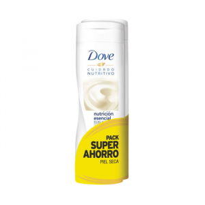 Dove Essential Milk Body Nutrition Dry Skin 400ml + 400ml