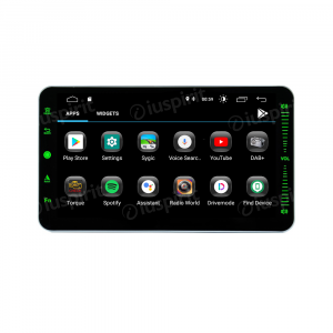 ANDROID autoradio 1 DIN navigatore universale 10.1 pollici Car Play Android Auto GPS USB SD WI-FI Bluetooth Mirrorlink