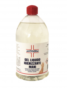 Gel igienizzante per mani disinfettante 1000 ml igenizzante liquido antibatterico senza risciacquo Alcool Antigerm 