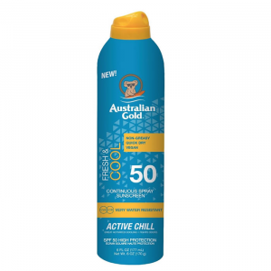 Australian Gold Fresh & Cool Continuous Spray Sunscreen Spf50 177ml