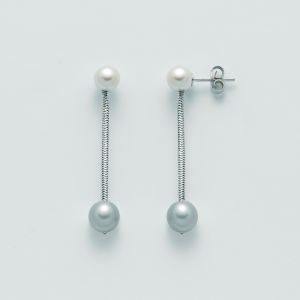 MILUNA-Orecchini di perle in  argento