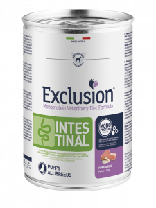 EXCLUSION INTESTINAL Maiale e riso puppy  ALL BREEDS 200gr