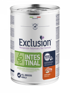  EXCLUSION INTESTINAL Maiale e riso  ALL BREEDS Adult   200gr 