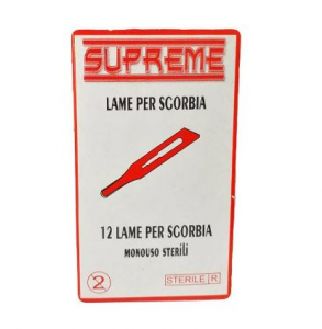 Supreme Lame Sgorbie - Confezione da 12pz.