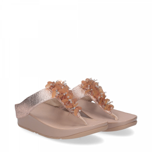 fitflop boogaloo toe post rose gold