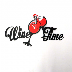 Orologio Wine Time nero e rosso