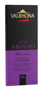 VALRHONA Tavoletta Cioccolato Fondente Assemblaggio Gran Cru ABINAO 85% 100 gr