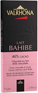 VALRHONA Tavoletta Cioccolato al latte puro Rep. Dominicana BAHIBE 46% 100 gr