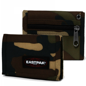 Eastpak Portafoglio militare mimetico Crew Camouflage in cordura con zip portasp