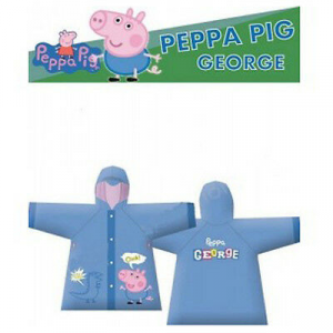 PEPPA PIG impermeabile da bambino varie taglie in plastica da bambino