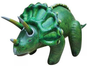 Triceratopo dinosauro gonfiabile 109 cm