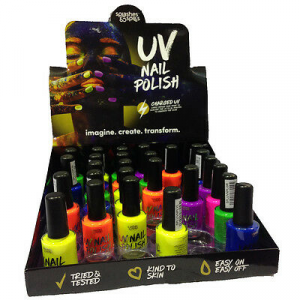 Smalto UV colori fluorescenti alle lampade di WOOD per discoteca party e feste 