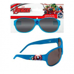 CAPITAN AMERICA occhiali da sole azzurri in plastica 100% protezione UV +3