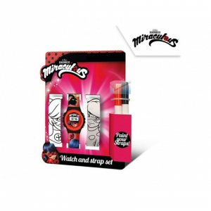 Miraculous Ladybug orologio digitale colorabile da polso bambina idea regalo
