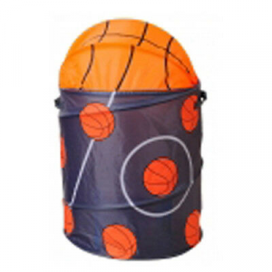 Portabiancheria o portagiocattoli 63x37 cm a forma di pallone da basket