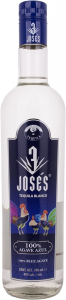 3 JOSES 100% Agave Blu Tequila Blanco cl 70