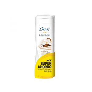 Dove Essential Milk Body Nutrition Vanilla Dry Skin 2x400ml