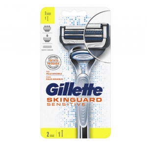 Gillette Skinguard Sensitive Razor + 2 refills