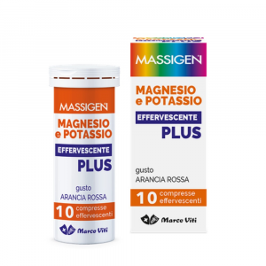 Massigen Magnesio E Potassio Effervescente Plus-Integratore Alimentare