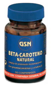 Gsn Betacaroteno Natural 50 Comp