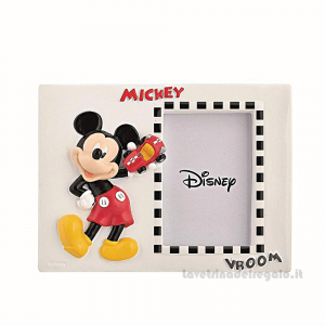 Portafoto Mickey Go con macchinina Disney 15x11 cm - Idea Regalo