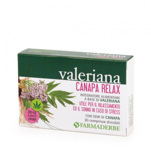 Valeriana Canapa Relax 30 cpr