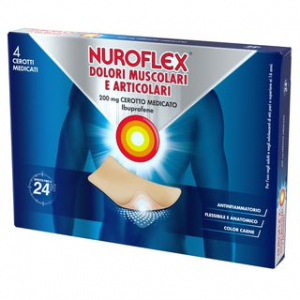 Nuroflex Dolori Muscolari E Articolari 200 Mg Cerotto Medicato-4 cerotti