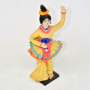 Object Dancer Indian Cloth Dress Yellow