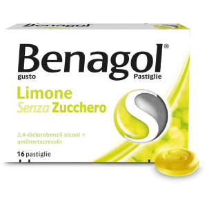 Benagol - 16 Pastiglie Limone Senza Zucchero