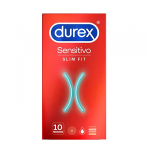 Durex Sensitive Slim Fit 10 Unità