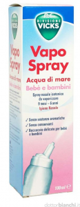 Vicks Vapo Spray Nasale Acqua Di Mare Bebè E Bambini 100 Ml