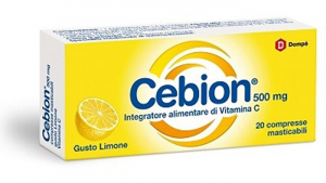 Cebion Integratore Vitamina C  500 mg - 20 Compresse Masticabili Gusto Limone