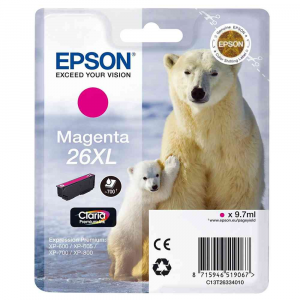 Cartuccia di inchiostro Magenta Claria Premium 26 XL Orso Polare