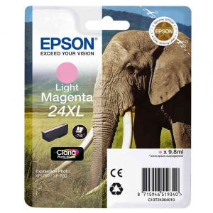 Cartuccia di inchiostro Magenta chiaro Claria Photo HD 24 XL Elefante