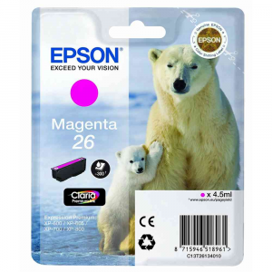 Cartuccia di inchiostro Magenta Claria Premium 26 Orso Polare